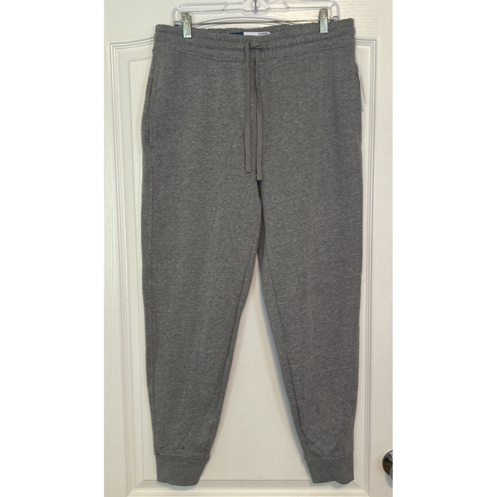 Old Navy Mens Tapered Jogger Sweatpants Gray Heather 407522-01-1 Size M NWT
